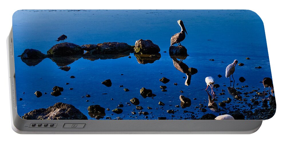 Atlantic Portable Battery Charger featuring the photograph Reflecting  by Lars Lentz