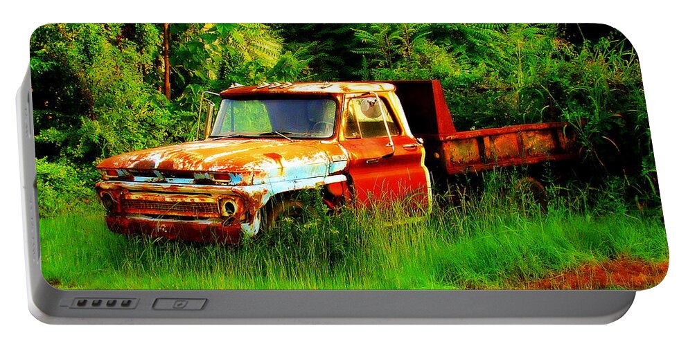 Fine Art Portable Battery Charger featuring the photograph Retired by Rodney Lee Williams