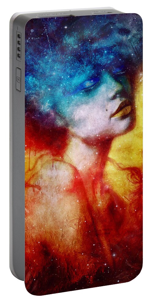 Surreal Portable Battery Charger featuring the digital art Revelation by Mario Sanchez Nevado