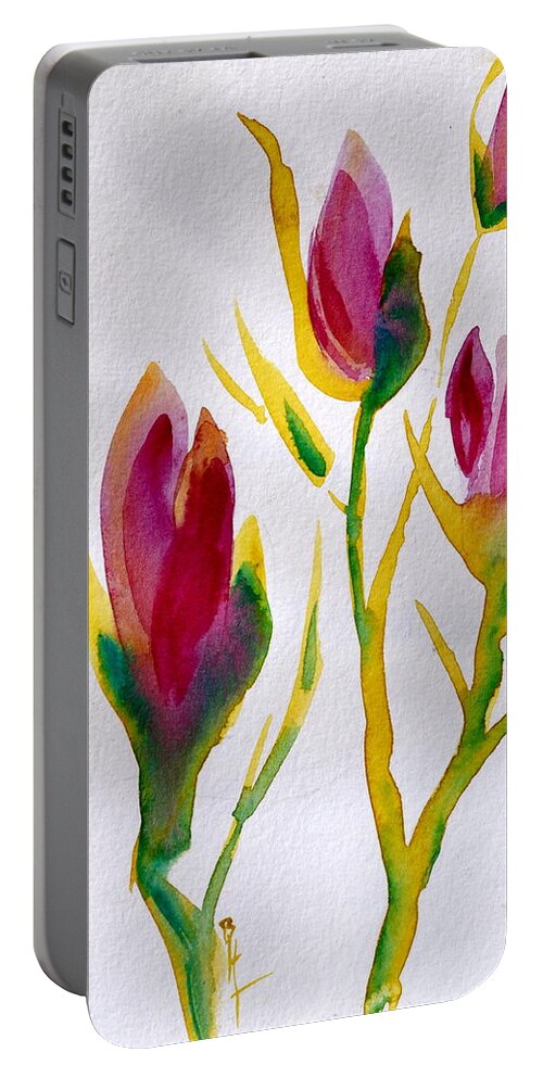 Rise Up Singing Portable Battery Charger featuring the painting Rise Up Singing by Beverley Harper Tinsley