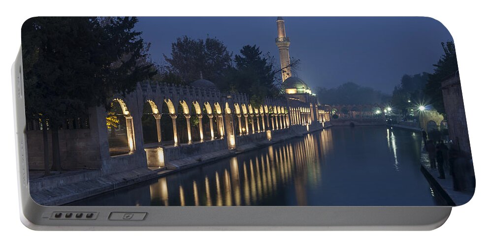 People Portable Battery Charger featuring the photograph Rizvaniye Mosque and Halil-u Rahman by Ayhan Altun