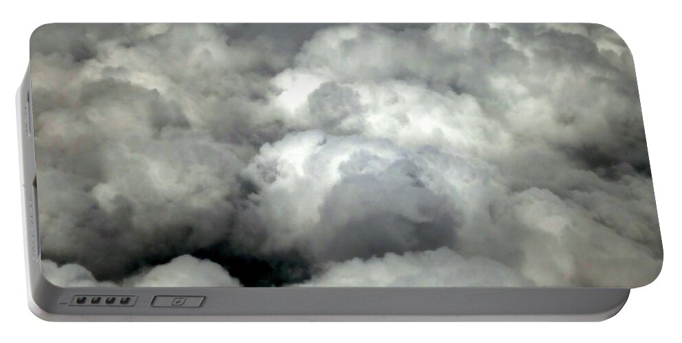 Cloud Portable Battery Charger featuring the photograph Rolling Clouds by Deborah Crew-Johnson