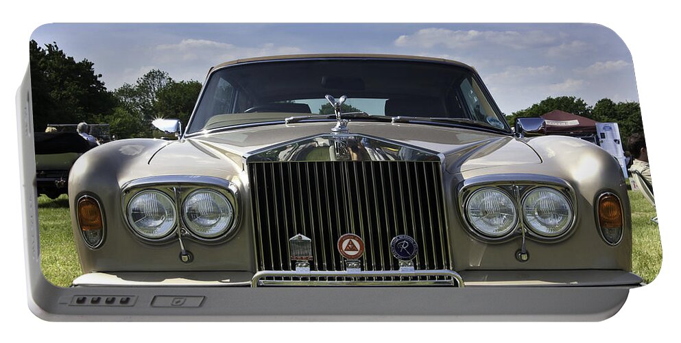 Rolls Royce Portable Battery Charger featuring the photograph Rolls Royce Corniche 1980 by Peter Lloyd