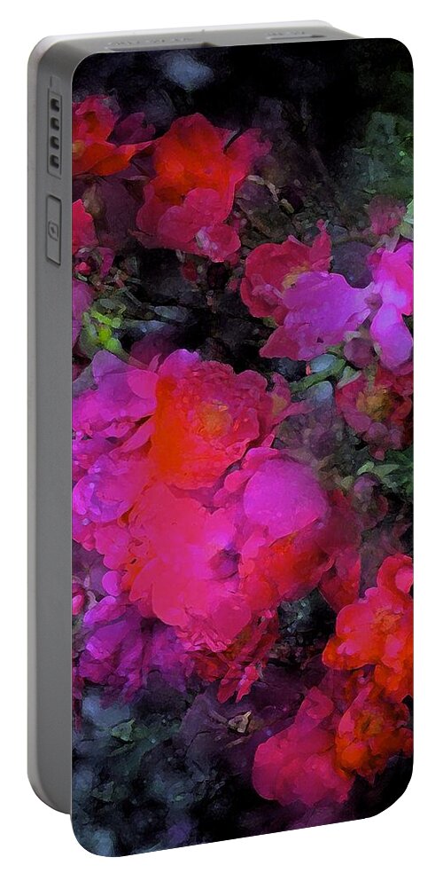 Floral Portable Battery Charger featuring the photograph Rose 235 by Pamela Cooper
