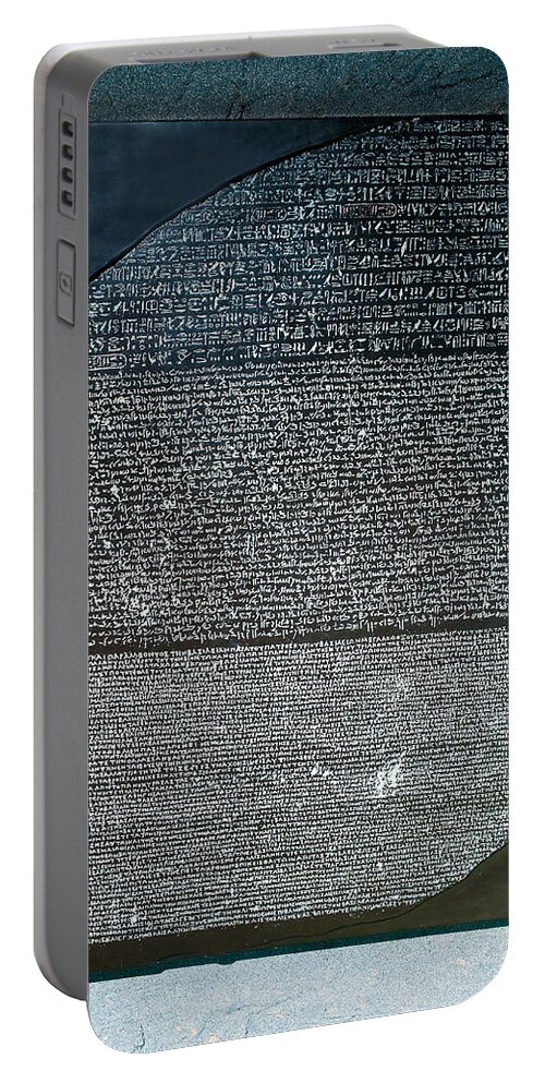 Historic Portable Battery Charger featuring the photograph Rosetta Stone by Millard H. Sharp