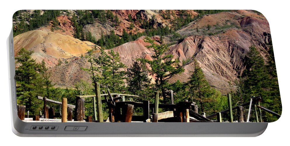 Soil Portable Battery Charger featuring the photograph Rugged Beauty by Kathy Bassett