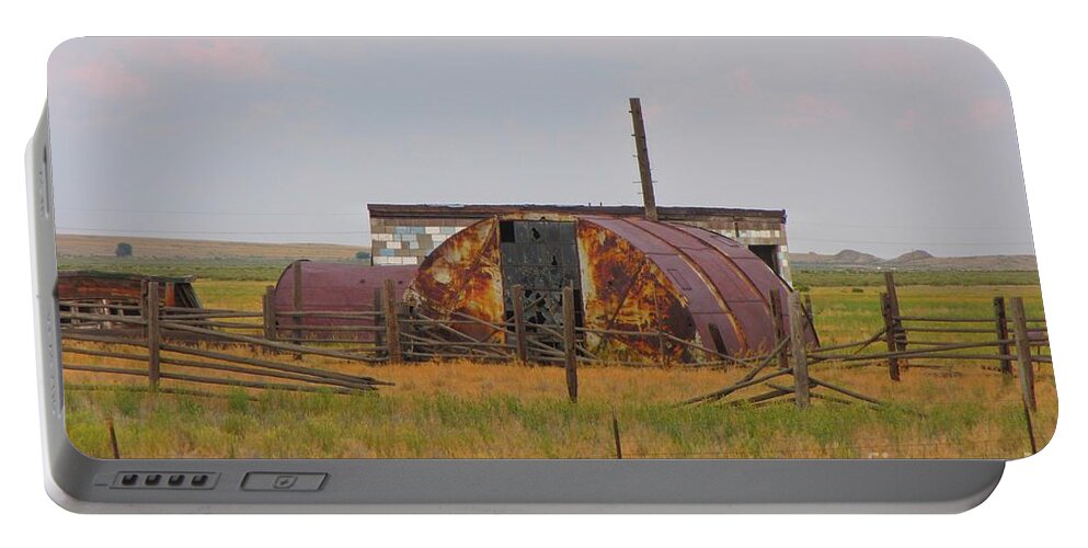 Rusty And Dusty Portable Battery Charger featuring the photograph Rusty and Dusty by John Malone