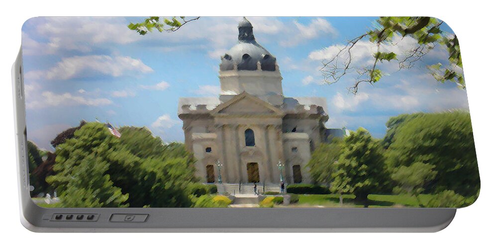 Landscape Portable Battery Charger featuring the digital art Saint Catharines by Steve Karol