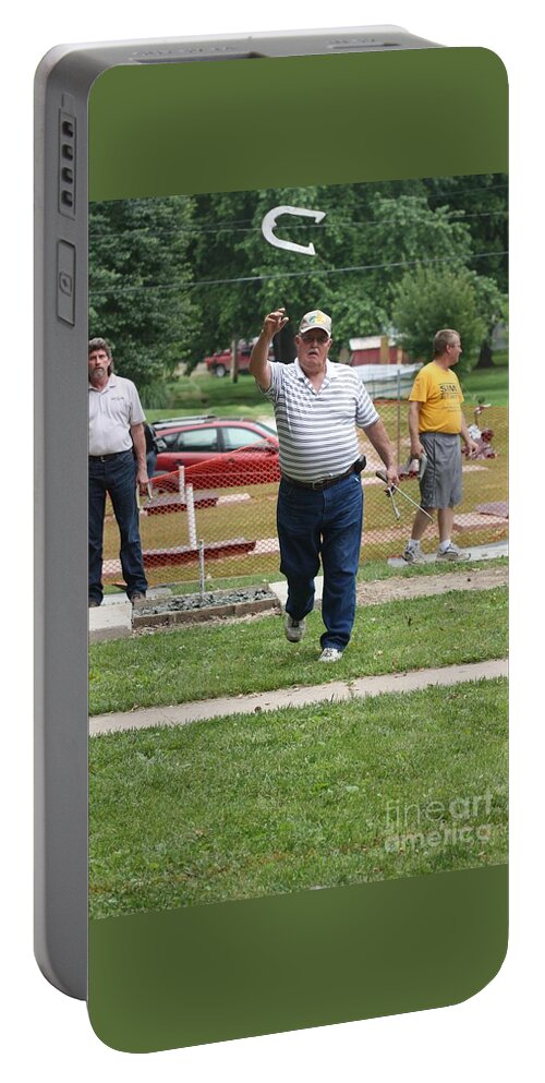 Horseshoe Tournament Portable Battery Charger featuring the photograph Salisbury 9889 by Kathryn Cornett