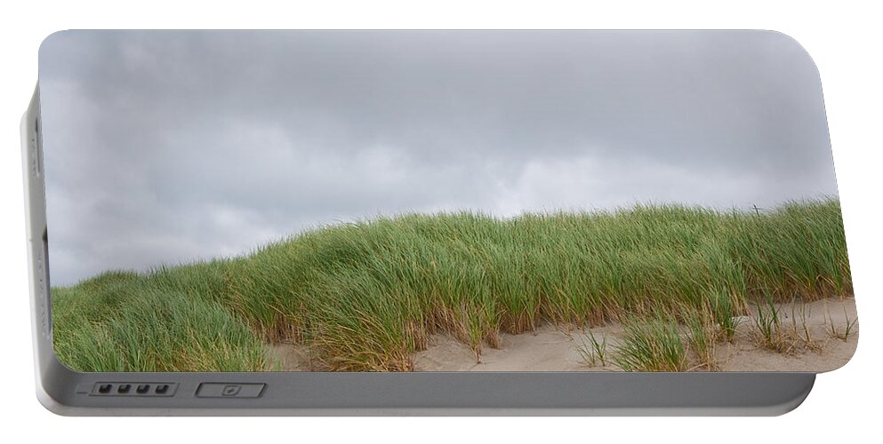 Beach Portable Battery Charger featuring the photograph Sand Dunes and Grass by Jeff Goulden