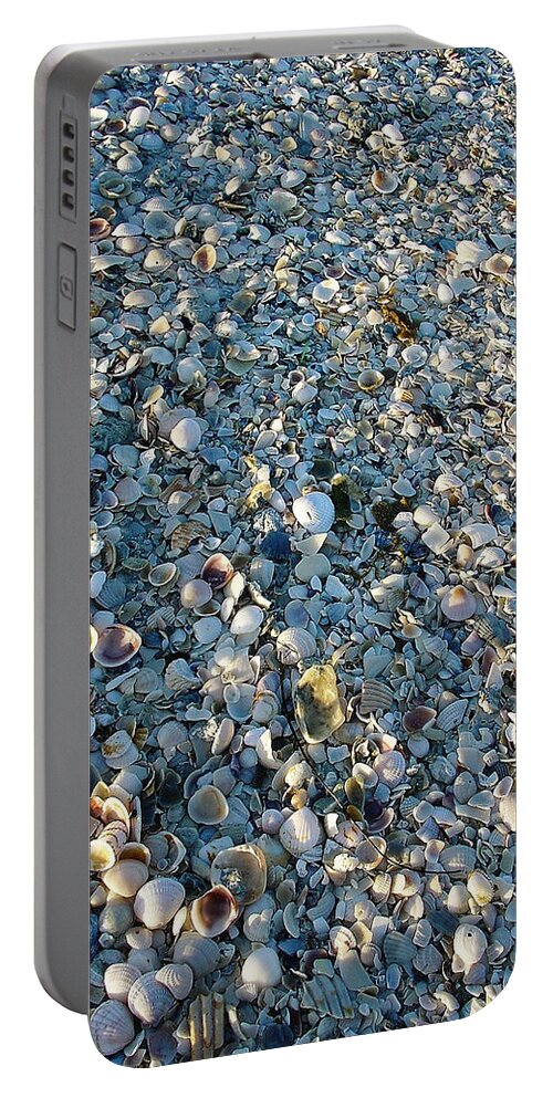 Sand Key Portable Battery Charger featuring the photograph Sand Key Shells by David Nicholls
