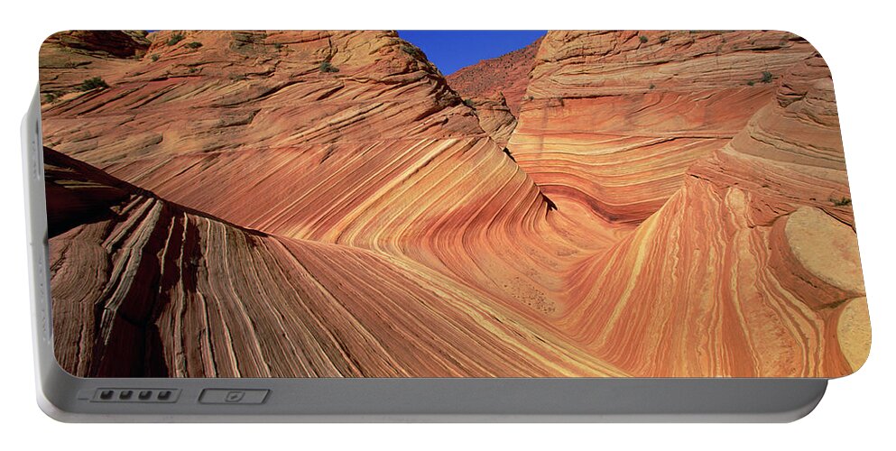 00341138 Portable Battery Charger featuring the photograph Sandstone Buttes Colorado Plateau by Yva Momatiuk John Eastcott