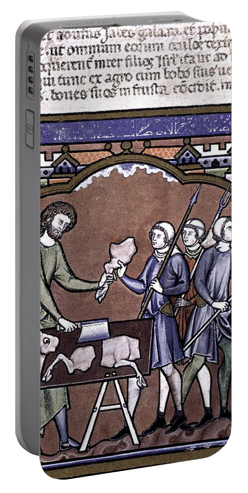 1250 Portable Battery Charger featuring the painting Saul Summons Israel by Granger