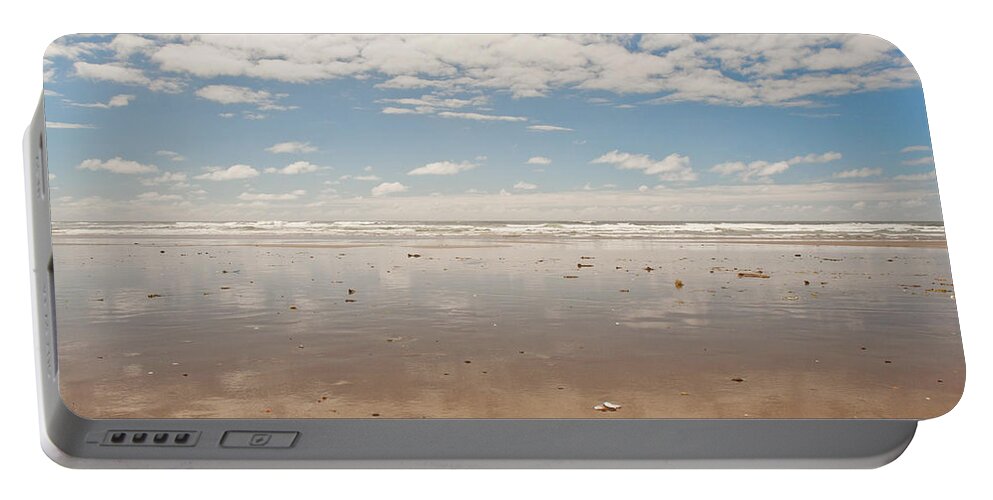 Ocean Portable Battery Charger featuring the photograph Sea and Sky by Lisa Chorny