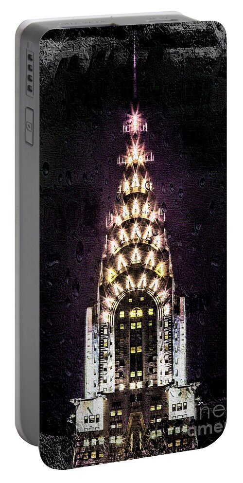 New York City Portable Battery Charger featuring the photograph Set In Stone by Az Jackson