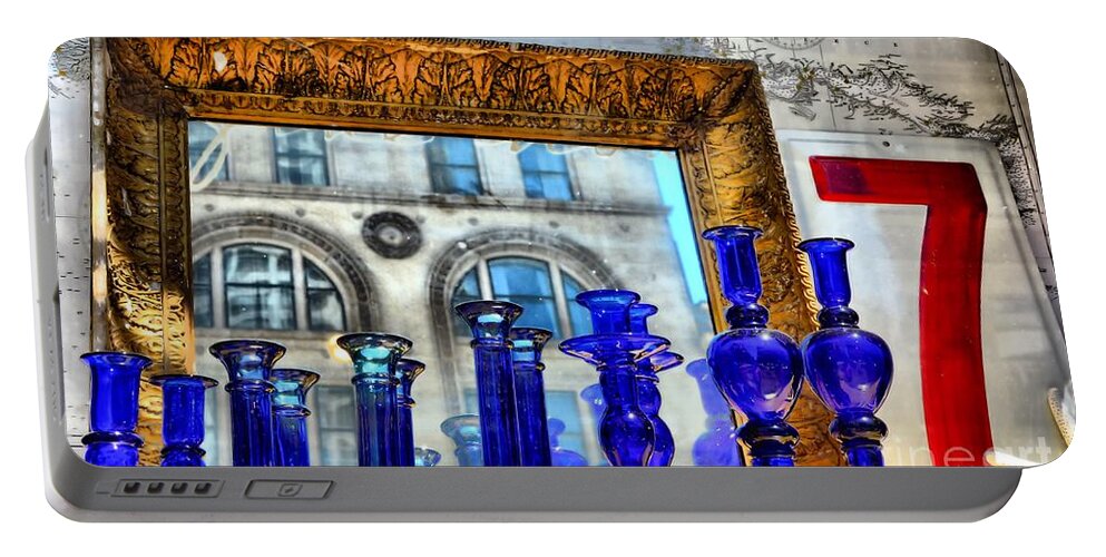 Abstract Portable Battery Charger featuring the photograph Seven by Lauren Leigh Hunter Fine Art Photography