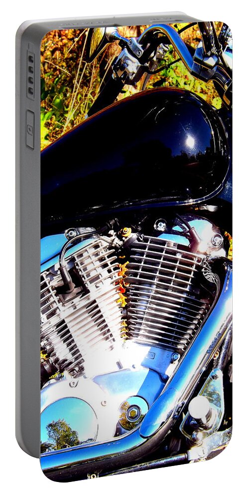 Shadow Heart Portable Battery Charger featuring the photograph Shadow Heart by Darren Robinson