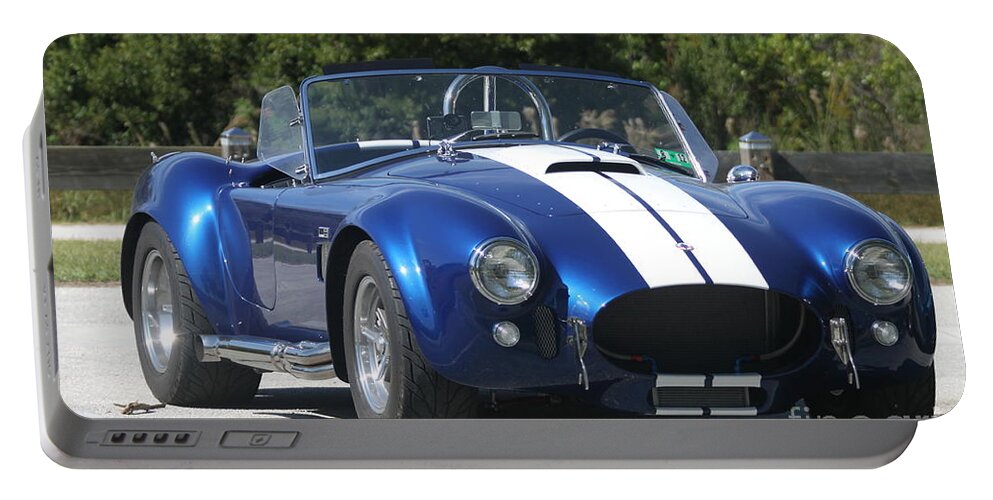 Shelby Cobra Portable Battery Charger featuring the photograph Shelby Cobra by Christiane Schulze Art And Photography