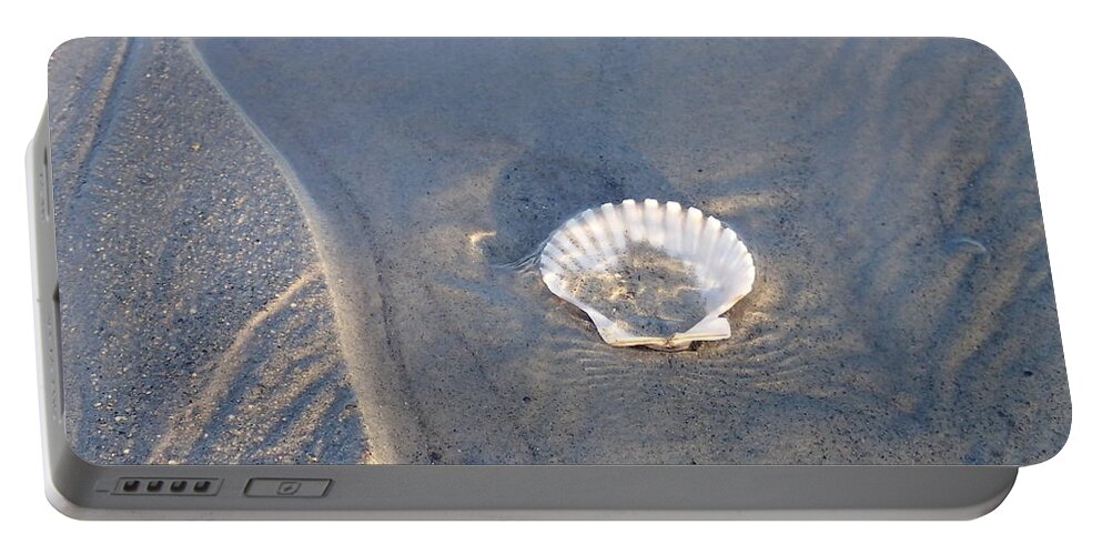 Shell Portable Battery Charger featuring the photograph Shell by Robert Nickologianis