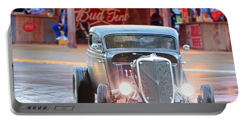 Goodguys Portable Battery Charger featuring the photograph Shine On Me by Christopher McKenzie