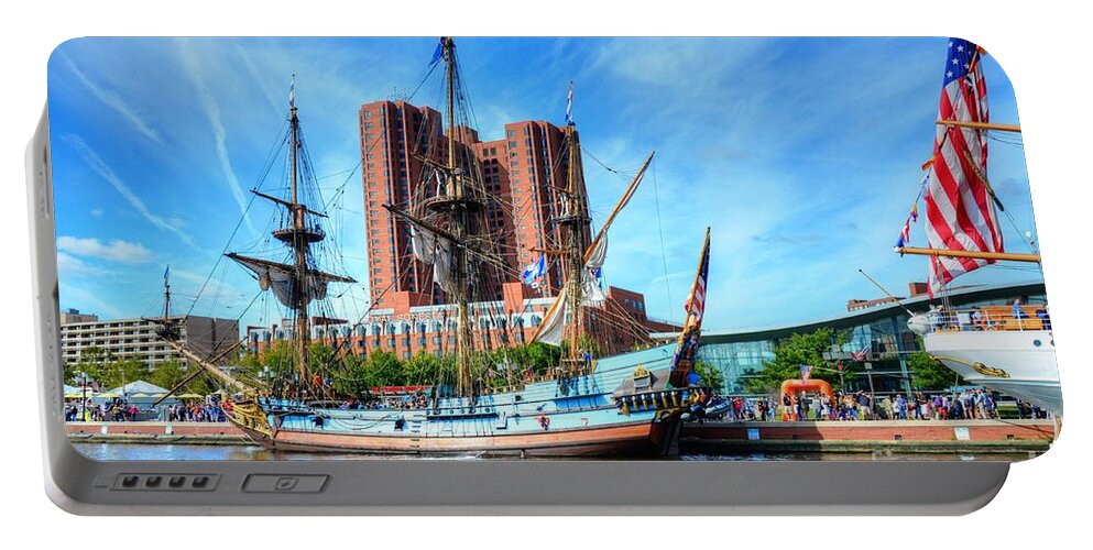 Ship Portable Battery Charger featuring the photograph Ship Ahoy by Debbi Granruth