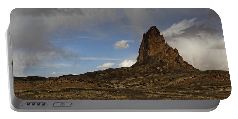 Shiprock Portable Battery Charger featuring the photograph Shiprock 2 by Jonathan Davison