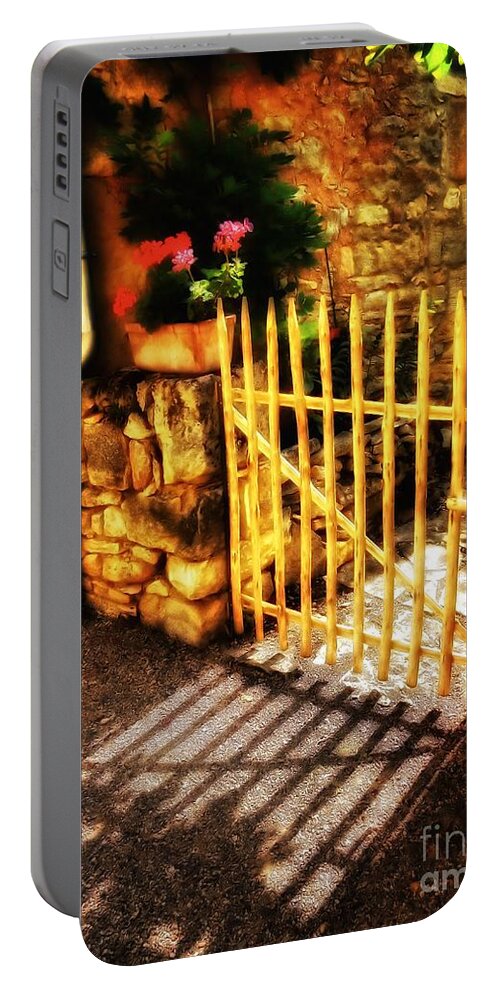 Newel Hunter Portable Battery Charger featuring the photograph Shut by Newel Hunter