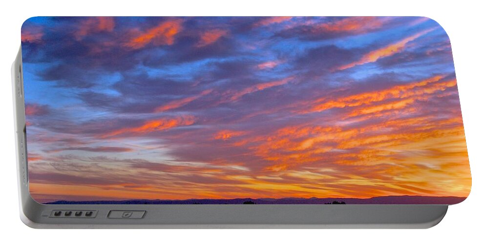 Sierra Nevada Portable Battery Charger featuring the photograph Sierra Nevada Sunrise by Eric Tressler
