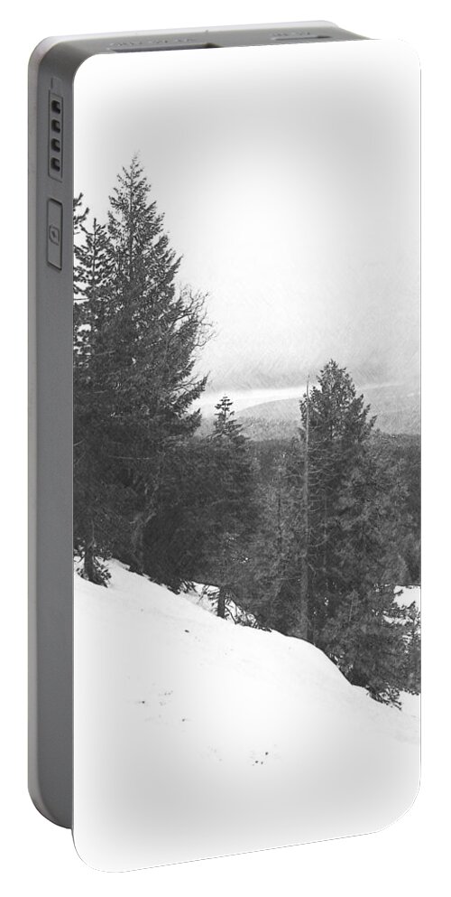 Sierra Winter Portable Battery Charger featuring the photograph Sierra Winter by Frank Wilson