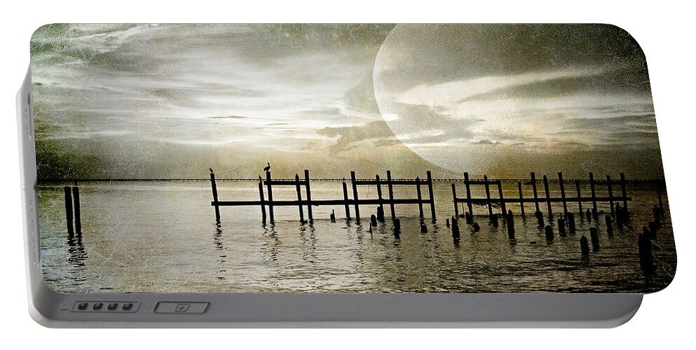Silhouette Portable Battery Charger featuring the photograph Silhouettes by Kathy Bassett