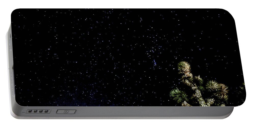 Desert Night Sky Portable Battery Charger featuring the photograph SimPLy STaR'S by Angela J Wright