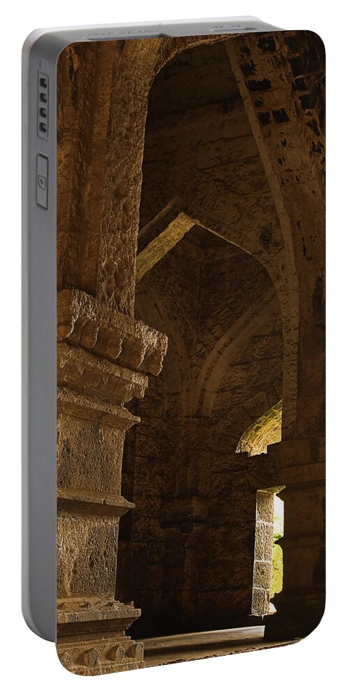 Architecture Portable Battery Charger featuring the photograph SKC 3281 Architecture of an Era by Sunil Kapadia