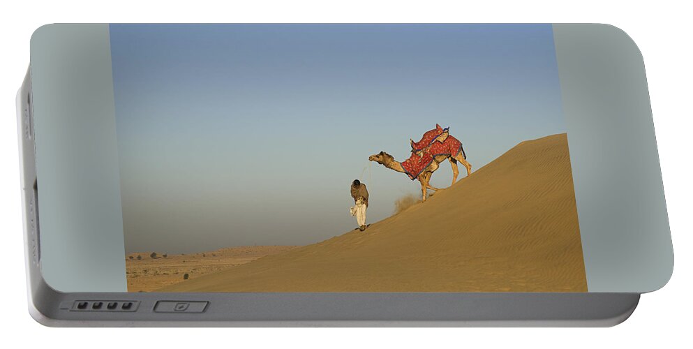 Down Portable Battery Charger featuring the photograph SKN 0951 Down I Go by Sunil Kapadia