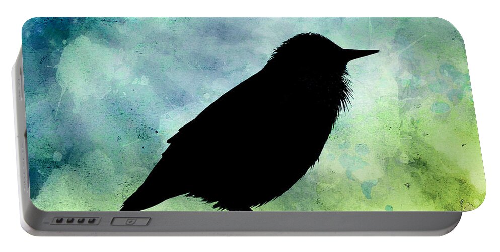 Bird Portable Battery Charger featuring the digital art Sky Bound by Georgia Clare