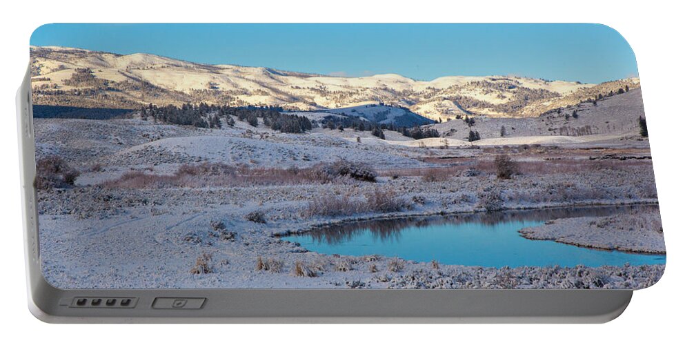 Wildlife Portable Battery Charger featuring the photograph Slough Creek by Kevin Dietrich