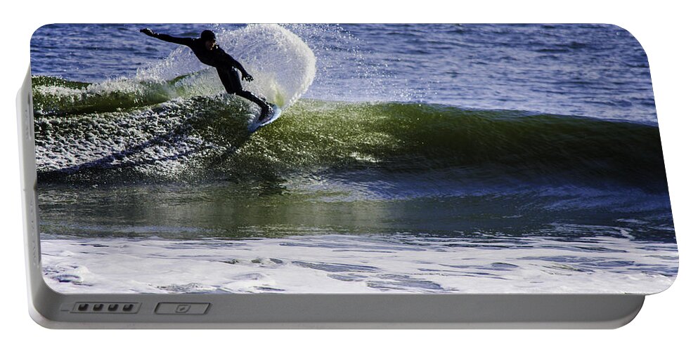 Surfing Portable Battery Charger featuring the photograph Snap by Mary Hahn Ward