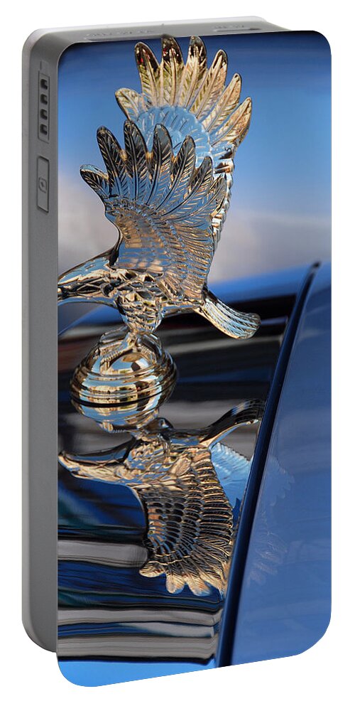 Automotive Bling Portable Battery Charger featuring the photograph Soar with the Eagles.... by John Schneider