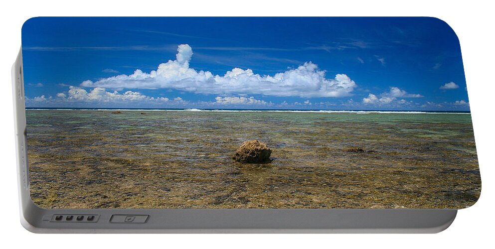 Beach Portable Battery Charger featuring the photograph Solitude by SnapHound Photography