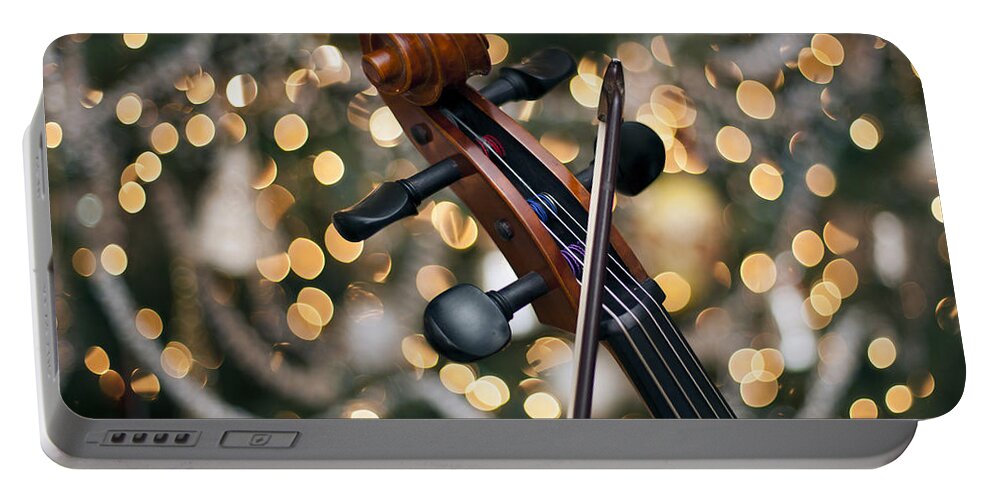 Cello Portable Battery Charger featuring the photograph Songs of joy by Edward Kreis