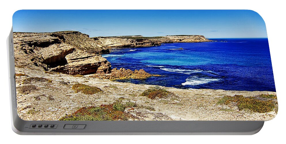  Portable Battery Charger featuring the photograph Southern Coastline V7 by Douglas Barnard