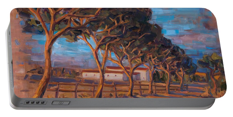 Toscana Portable Battery Charger featuring the painting Spergolaia by Marco Busoni
