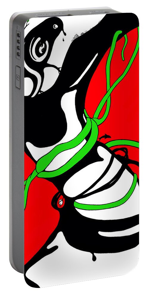 Tornado Portable Battery Charger featuring the digital art Spinner by Craig Tilley