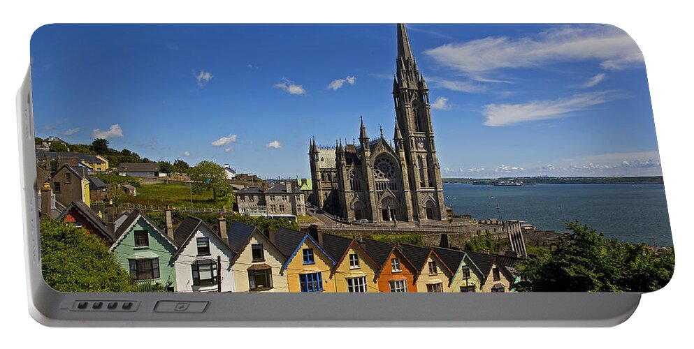 Photography Portable Battery Charger featuring the photograph St Colmans Cathedral, Cobh, County by Panoramic Images
