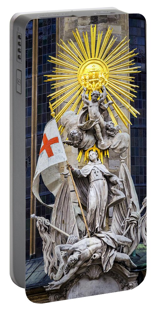 St. John Portable Battery Charger featuring the photograph St. John of Capistrano in Vienna by Pablo Lopez