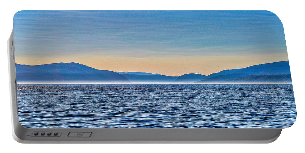 Seaway Portable Battery Charger featuring the photograph St. Lawrence Seaway by Bianca Nadeau