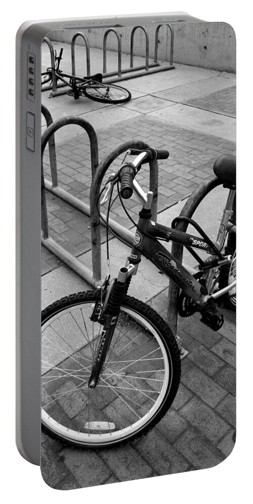 Bike Portable Battery Charger featuring the photograph Standing Lying Down by Joe Kozlowski