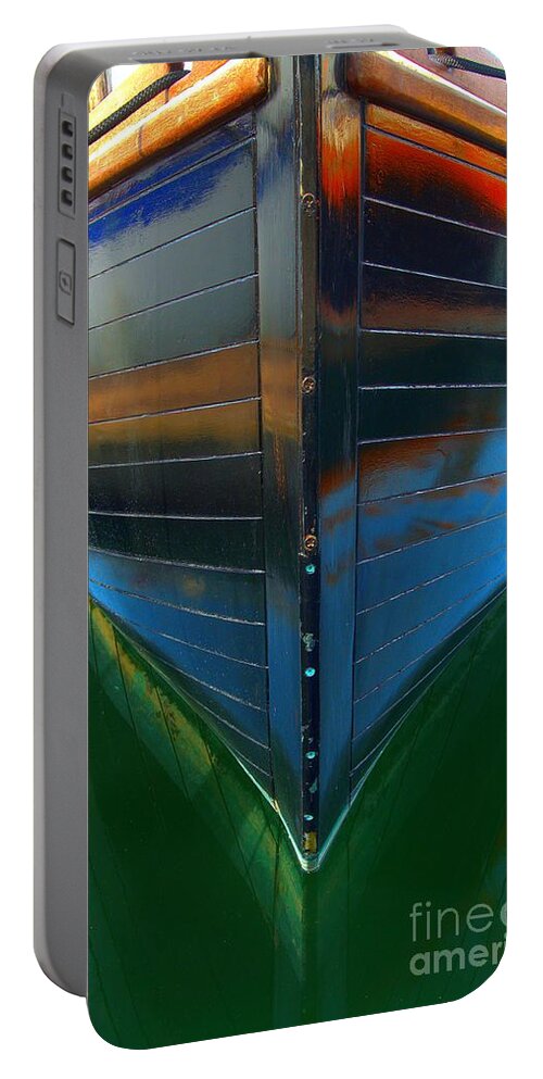 Abstract Portable Battery Charger featuring the photograph Stealth - Limited Edition by Lauren Leigh Hunter Fine Art Photography