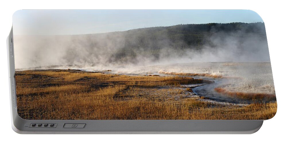 Creek Portable Battery Charger featuring the photograph Steam Creek by David Andersen