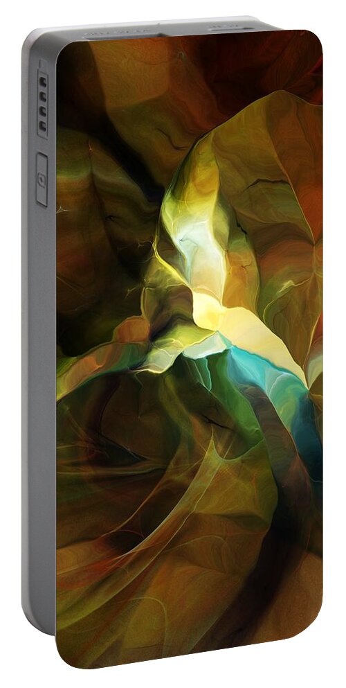 Portable Battery Charger featuring the digital art Still Life 110214 by David Lane