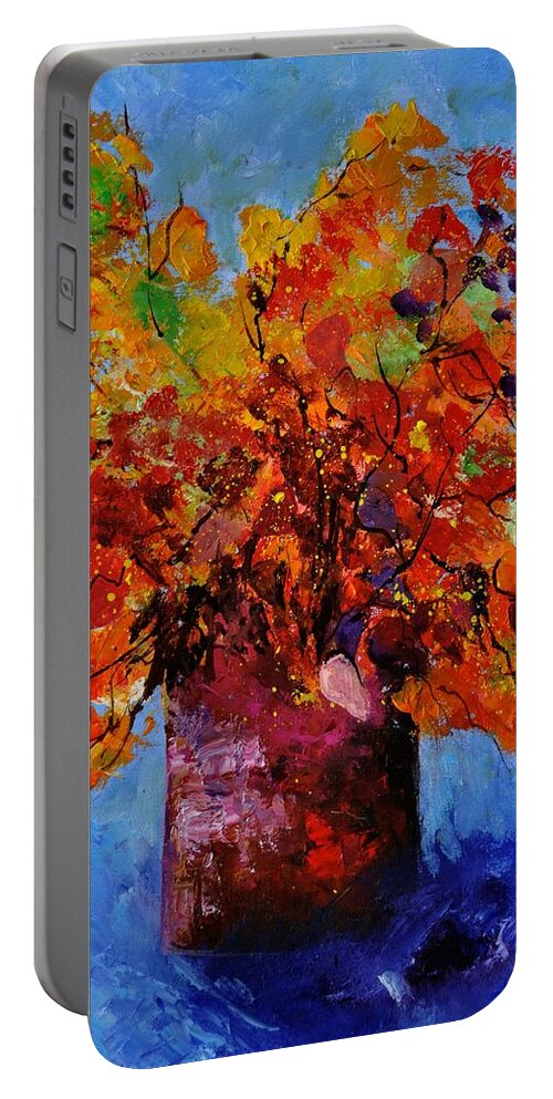 Still Life Portable Battery Charger featuring the painting Still Life 564120 by Pol Ledent